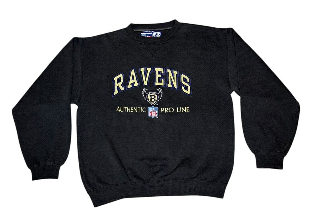 Vintage 90s Baltimore Ravens Logo Athletic Sweatshirt